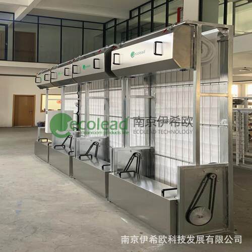 伊希欧大量现货卷帘过滤器卷绕空气过滤器 电动卷帘除尘器工厂