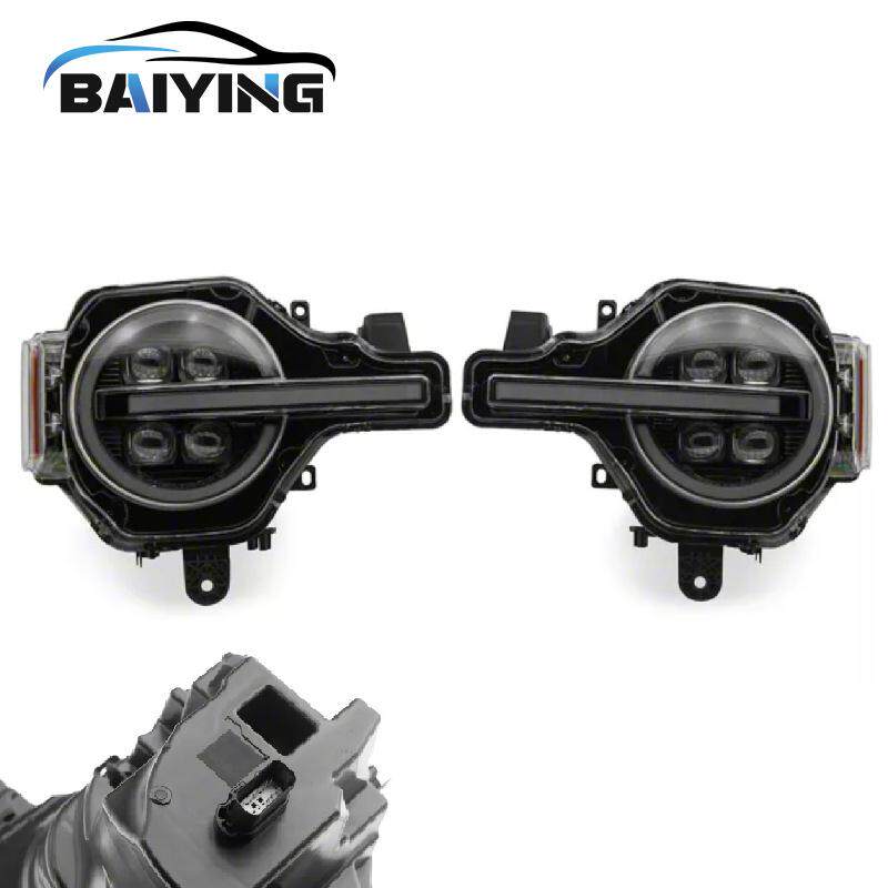 适用福特烈马大灯改装原车高配LED四透镜远近一体日行灯大灯总成