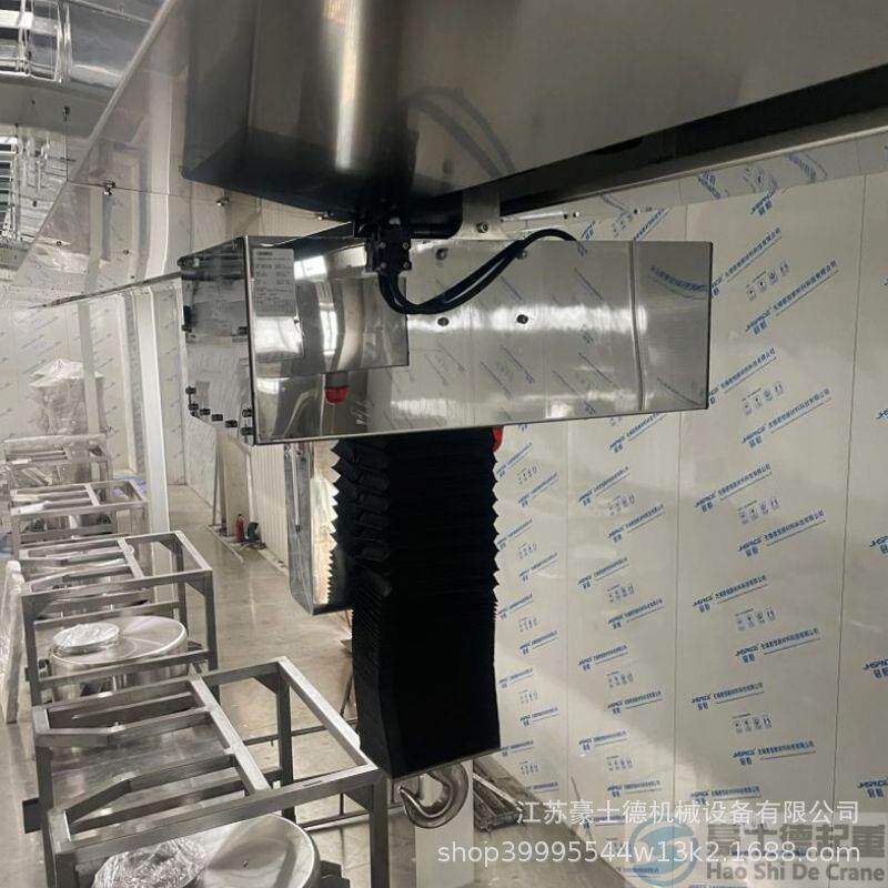 洁净室环链电动葫芦不锈钢风琴防尘罩无尘环境使用