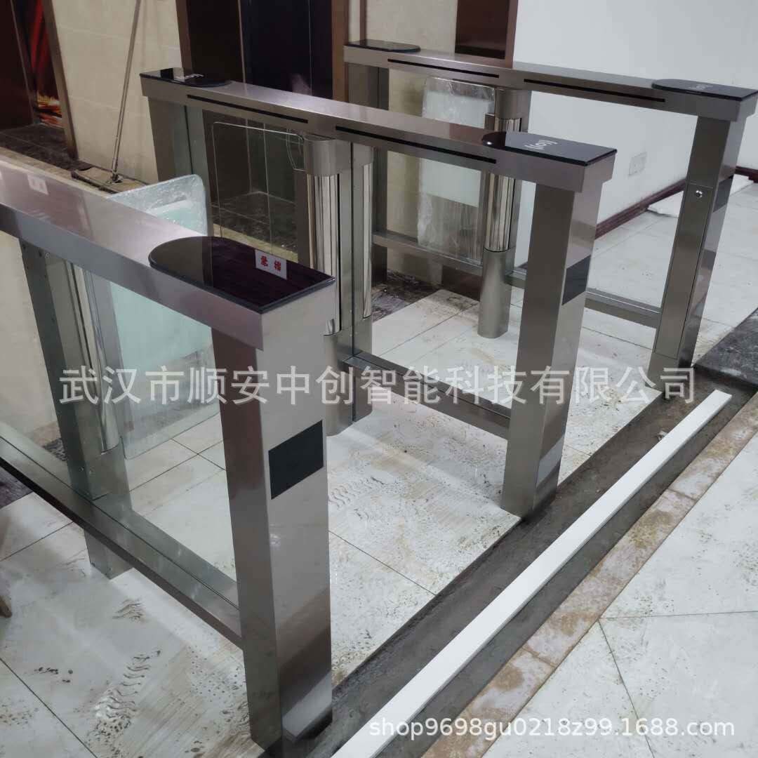 湖北大厦高端定制速通门豪华人行通道摆闸电梯出入口闸机源头厂家