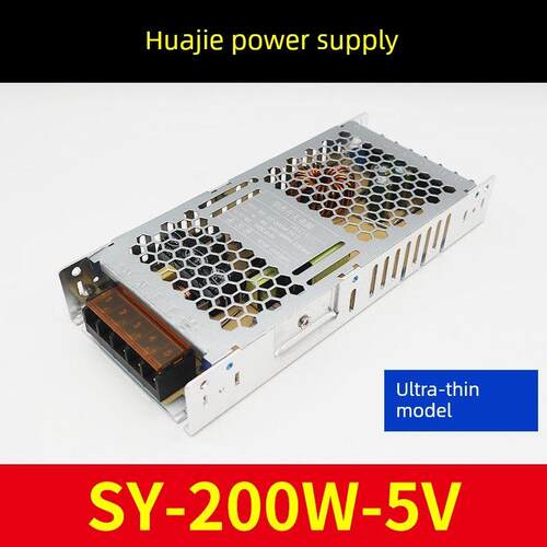 华杰电源SY-200W-5V单双色全彩LED显示屏5V40A200W超薄开关变压器