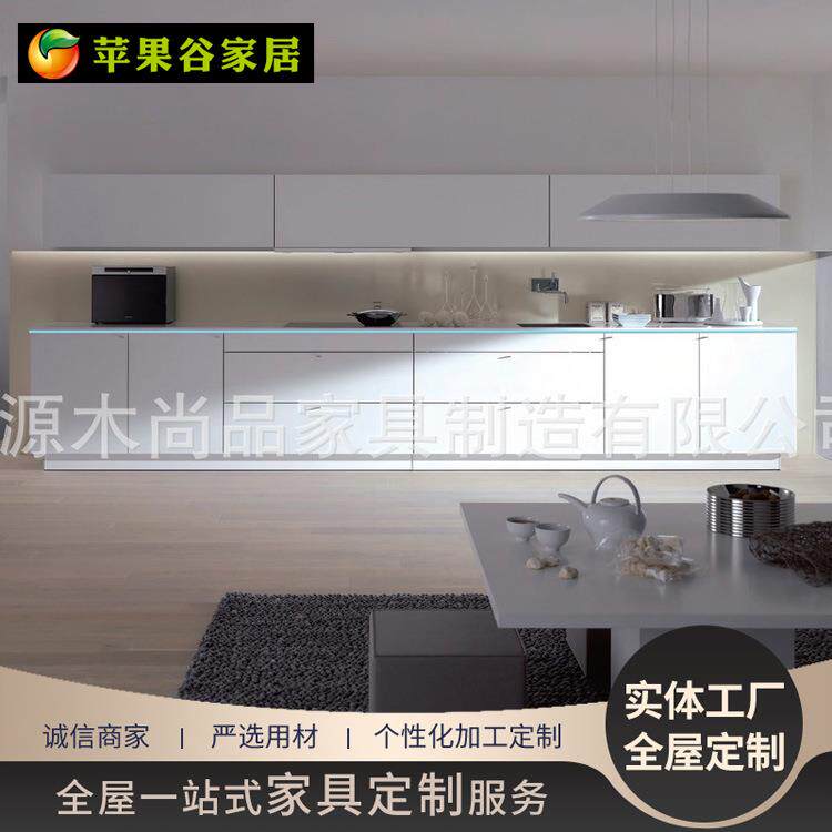 整体厨房橱柜 家具橱柜 烤漆橱柜 简欧板式橱柜设计