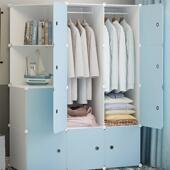 简简易衣柜现代约卧室家MT L12用布衣橱挂宿储舍出房塑料物柜收纳