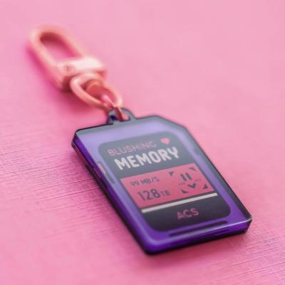 心跳回忆MemoryCard亚克力创意钥匙扣学生包包装饰挂件送闺蜜礼物