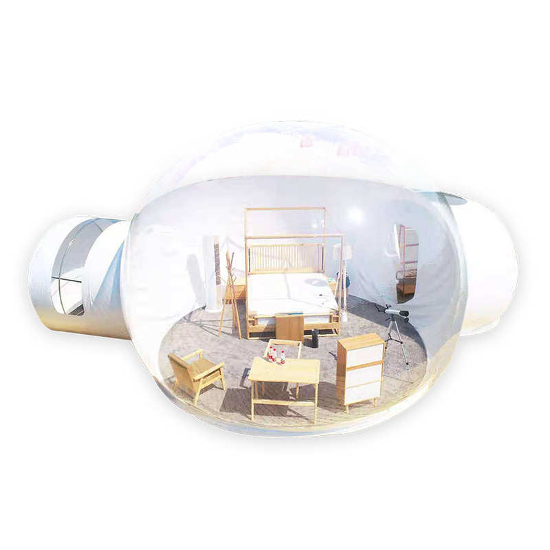 透明充气星空泡泡屋酒店户外露营透明展示帐篷休闲度假野营汽泡屋