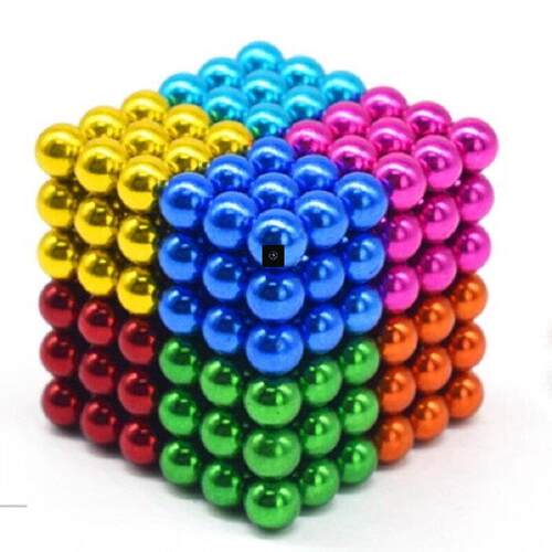 216Pcs/set 3mm 3D Magic Magnet Magnetic Blocks Balls Sphere