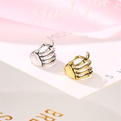 Fashionable Skull Hand Spine Earbone Clip Ear Nails耳夹耳钉