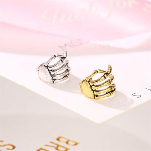 Fashionable Skull Hand Spine Earbone Clip Ear Nails耳夹耳钉