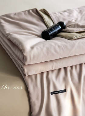 A类蚕丝100s天丝夏被四件套轻奢莱赛尔凉感冰丝空调被夏季薄被子