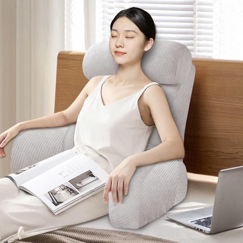 卧室抱枕沙发床护腰护靠垫老人颈床上半躺靠枕210头软包大背靠背