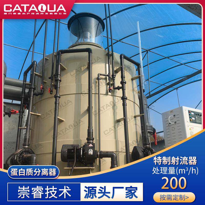 养鱼循环水设备200吨处理量蛋白分离器鲟鱼养殖水质净化设备