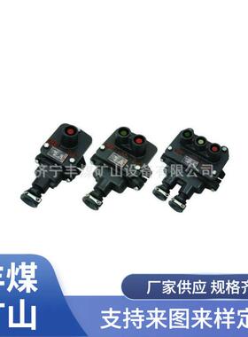 矿用隔爆型控制按钮车现货BAZ1-5/127-3型隔爆型三联控制按钮