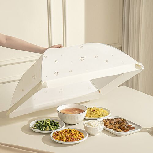 菜罩家用2024新款可折叠遮饭菜罩子餐桌盖菜罩剩菜食物防苍蝇神器
