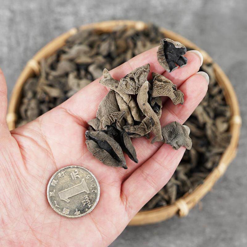 丽水遂昌特产椴木黑木耳250克 干货黑木耳木头上的黑木耳