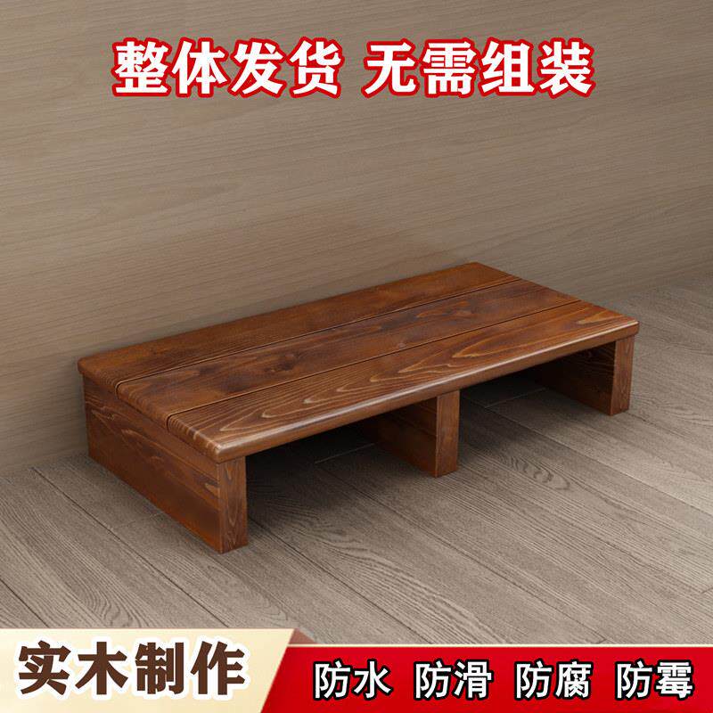 实木脚踏垫脚踩脚凳楼梯台阶垫脚办公室桌下搁脚凳钢琴垫高脚踏凳