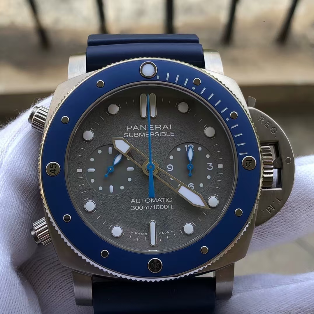 专柜价148500】98新47mm沛纳海潜行钛金属PAM00982自动机械男表正