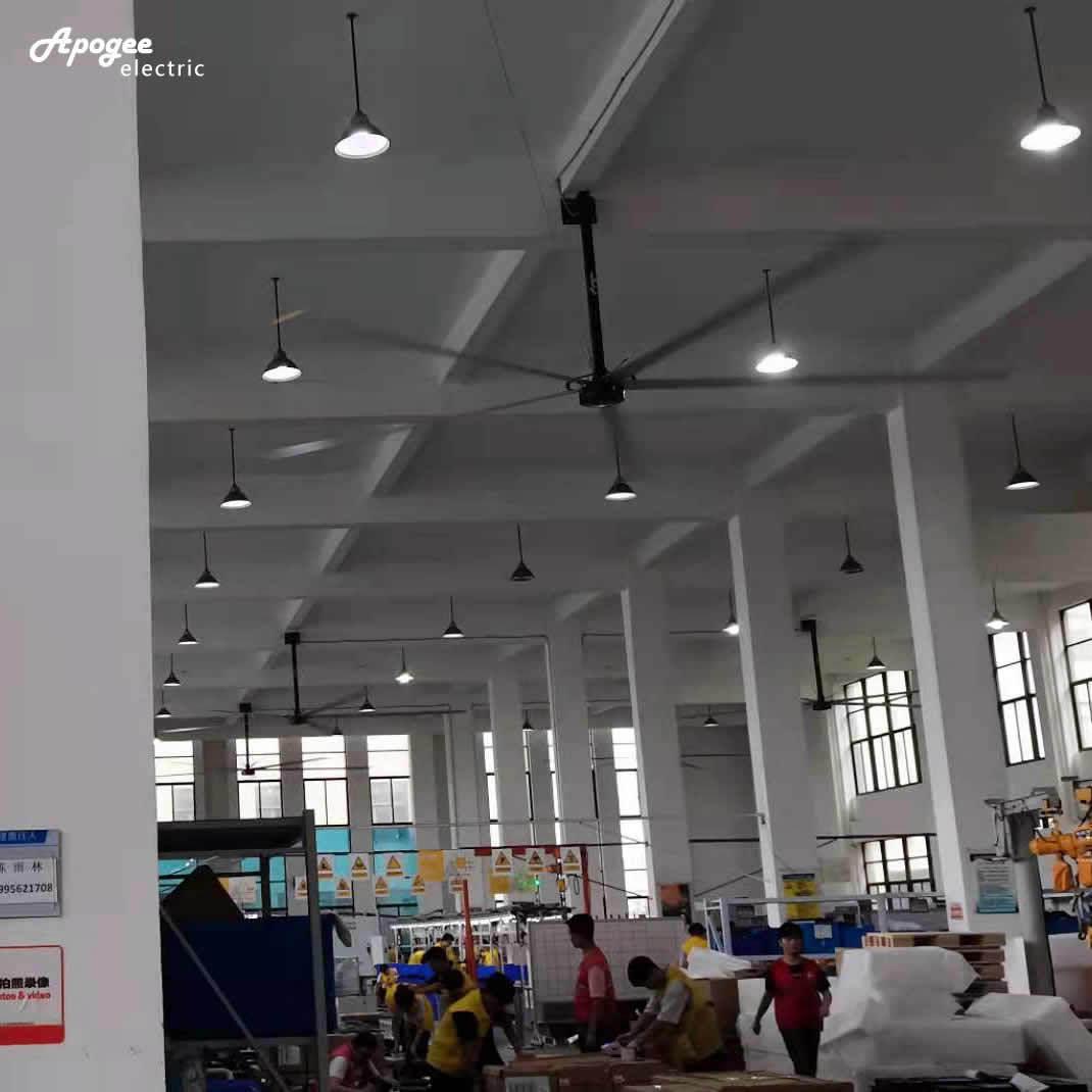 辽大型工业风扇7.3米车超大节宁能大吊扇工业76120间降温快奥杰宝