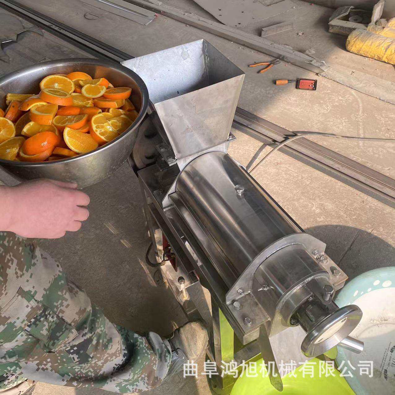 电动橙子原汁机 多功能不锈钢生姜大蒜榨汁机 酸枣去核去渣出汁机