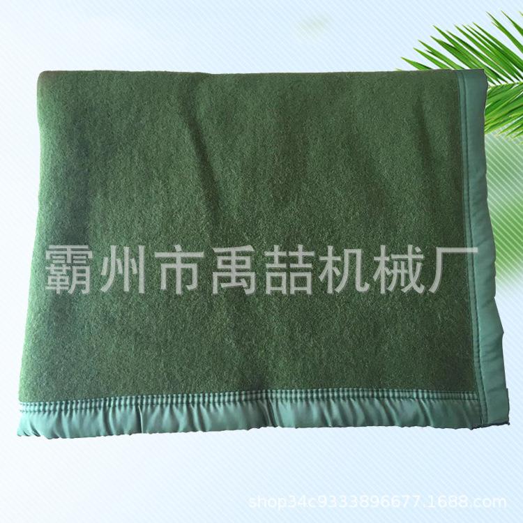 220*170cm民政应急救灾毛毯加厚防寒保暖绿色毛毯抢险救灾毛巾毯