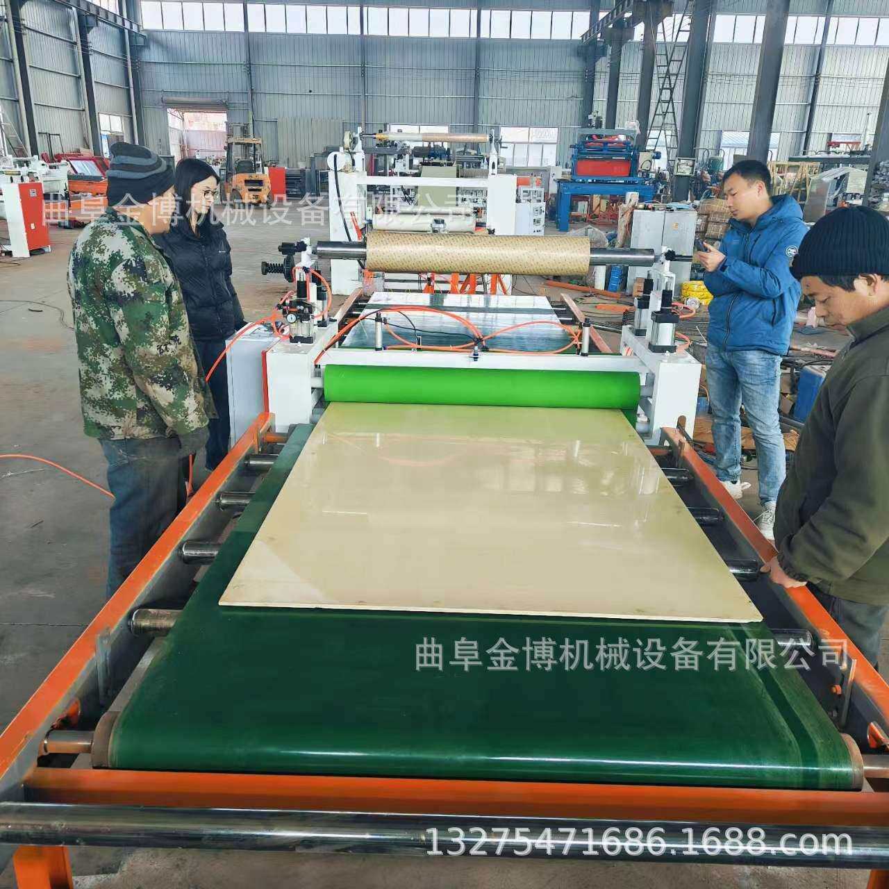 全自动双面橱柜门板覆膜机玻璃浴室推拉门压膜机晶钢门贴膜机
