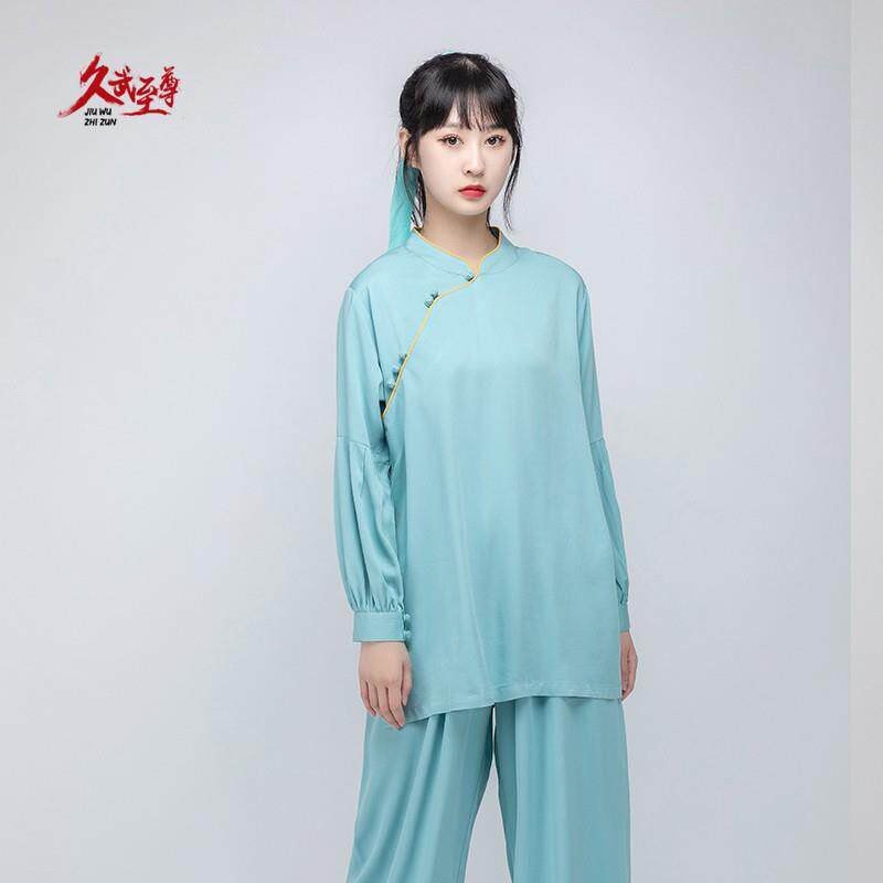 正品久武至尊云汐极中国风良新武术汉服练功服太夫拳功太极服改女