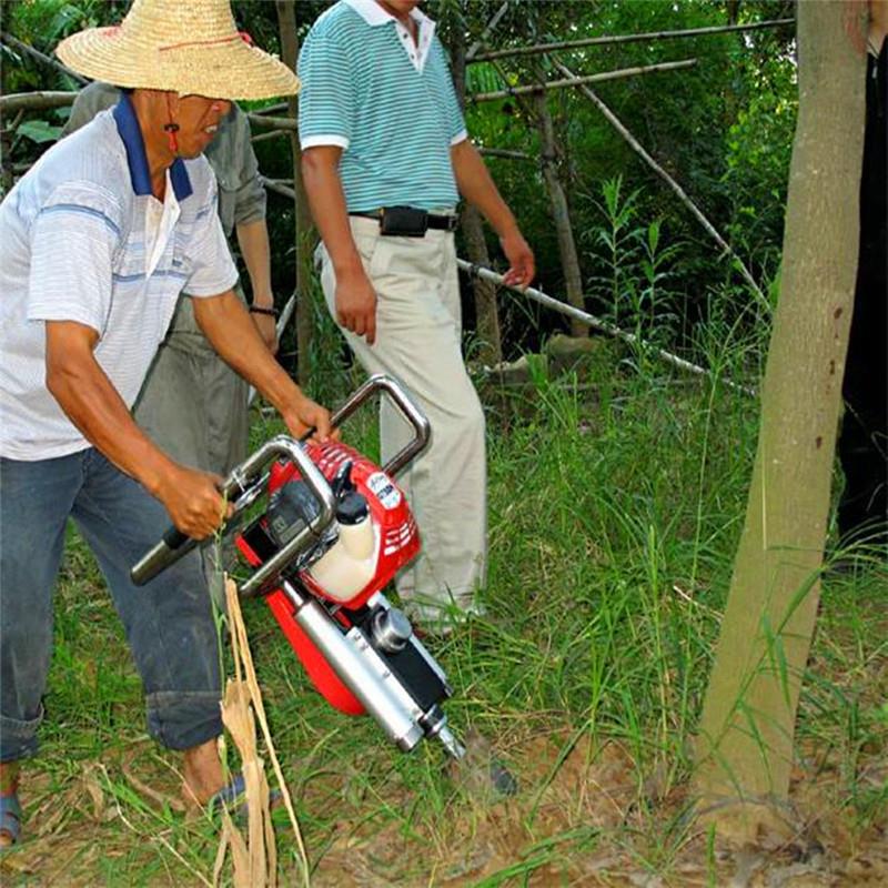 河南铲头式挖树机 树木移栽种植机 便携式断根挪树机
