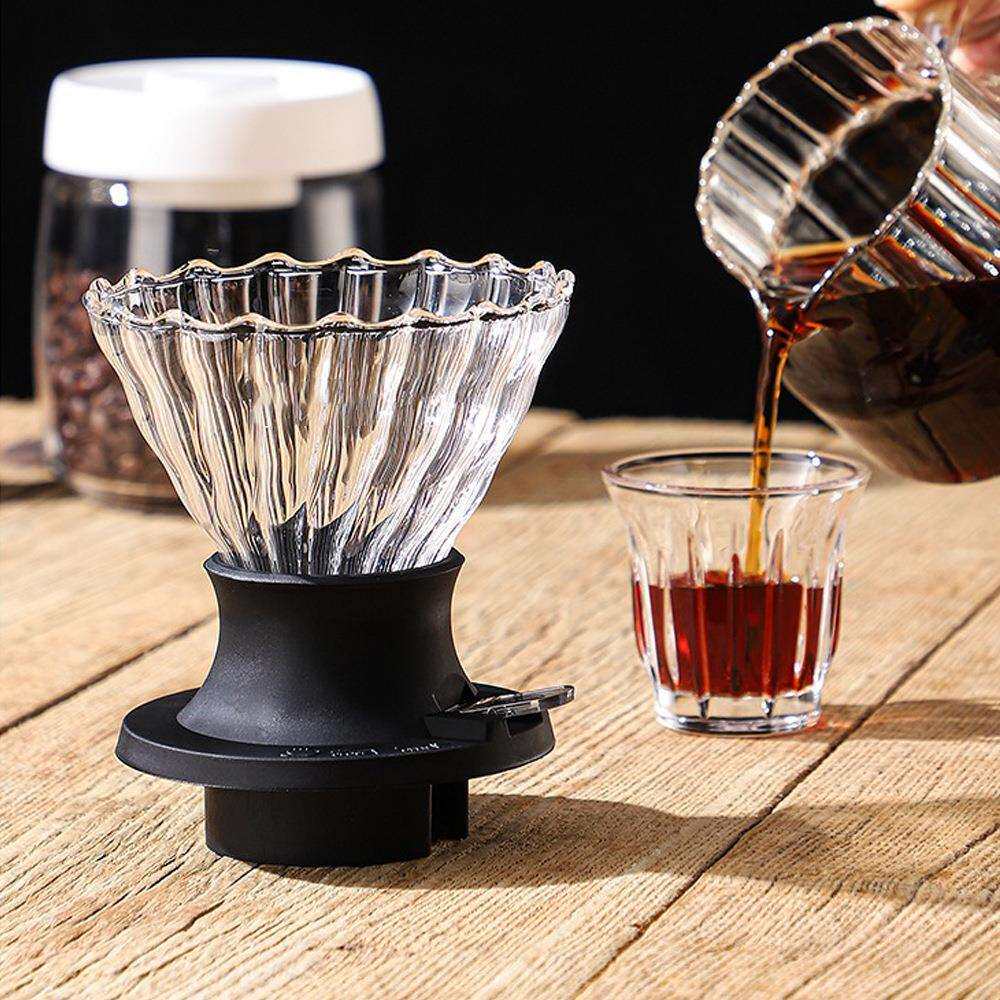 手冲套装咖啡聪明杯简约V60滤杯玻璃滴滤杯茶具茶壶茶杯分享壶