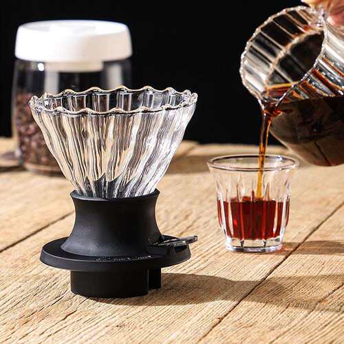手冲套装咖啡聪明杯简约V60滤杯玻璃滴滤杯茶具茶壶茶杯分享壶