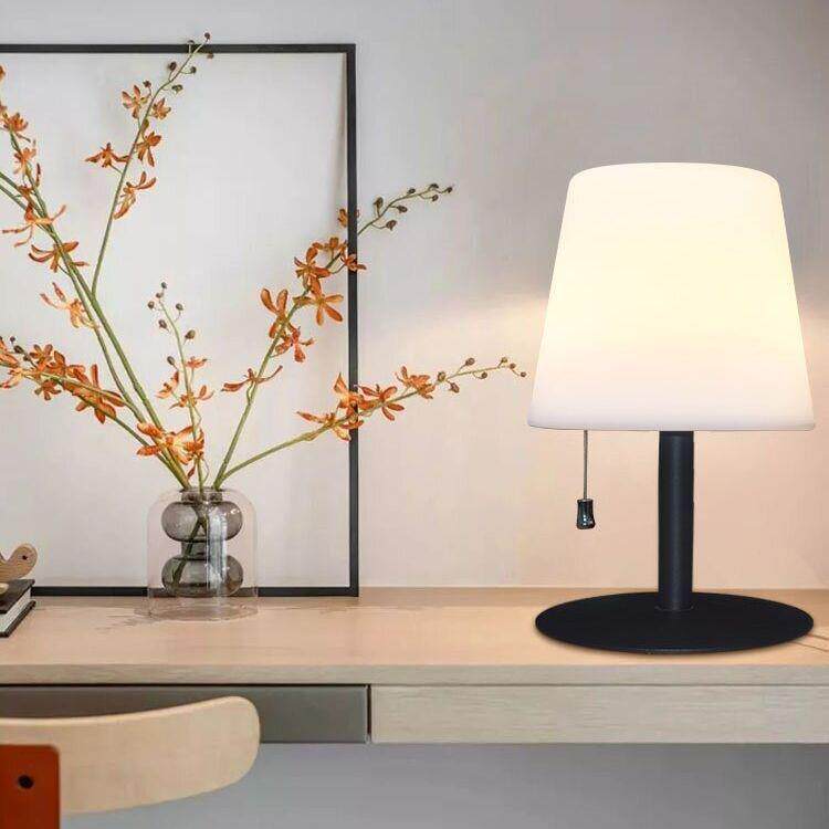 LED复古台灯学习专用护眼灯家用充电学生卧室床头婴儿喂奶拍拍灯