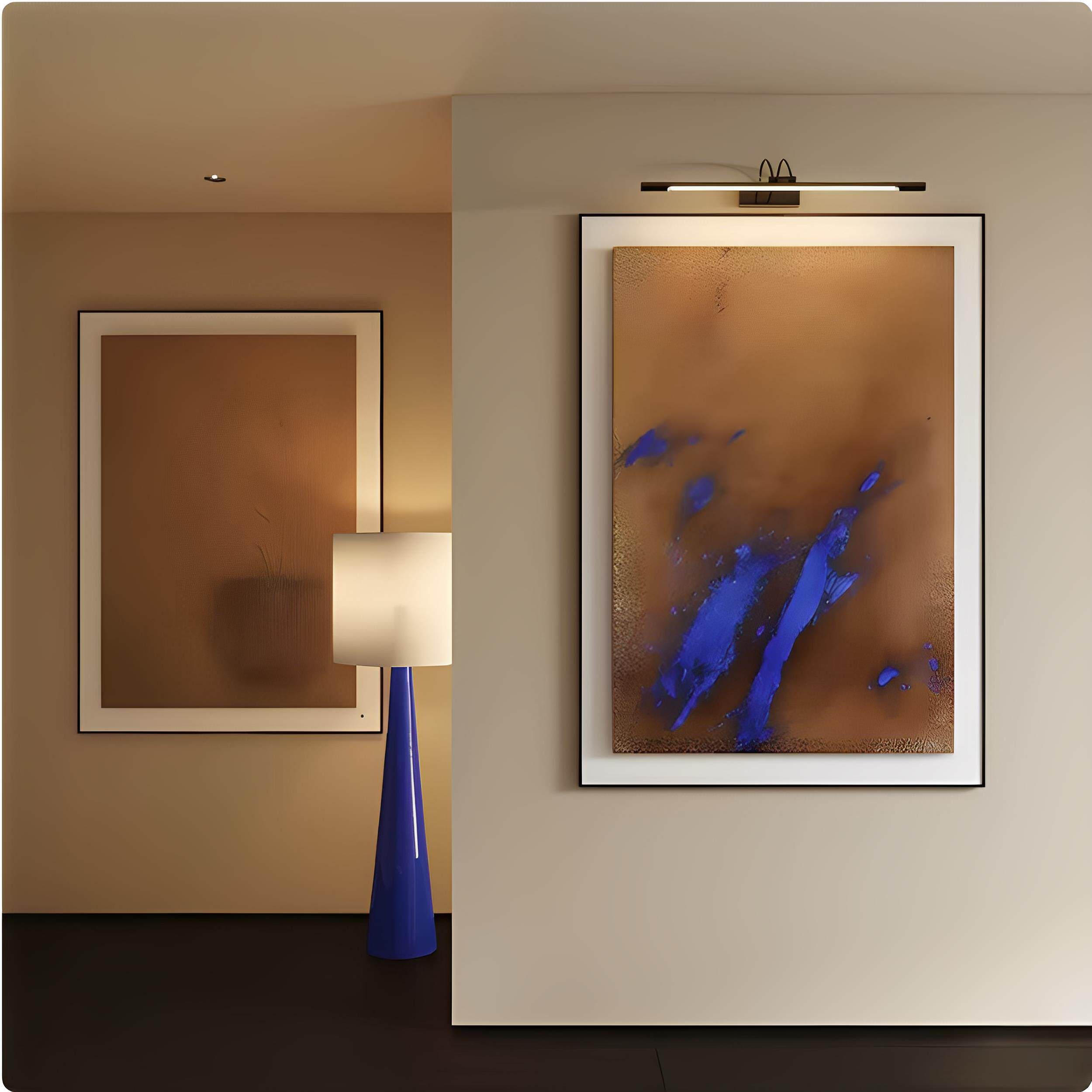 意式极简抽象金属壁灯挂画客厅玄关背景墙装饰样板房金属杆装饰画