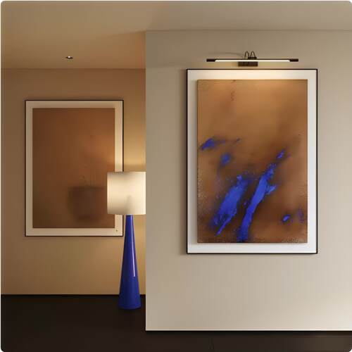 意式极简抽象金属壁灯挂画客厅玄关背景墙装饰样板房金属杆装饰画