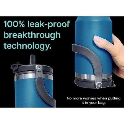 30 Oz Vacuum Insulated Bottle With Handle And Flip Straw