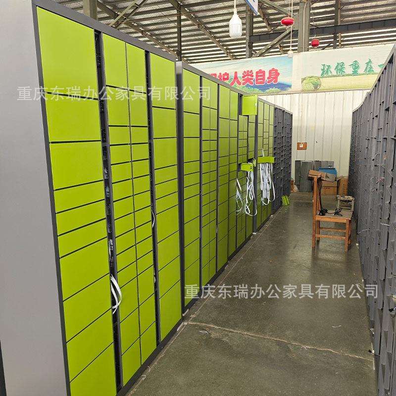 重庆智能快递柜菜鸟驿站存取件学校小区快递自提柜体加工尺寸设计