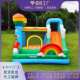 滑梯儿童小型充气城堡家用充气滑梯跳跳床充气蹦床儿童淘气堡乐园