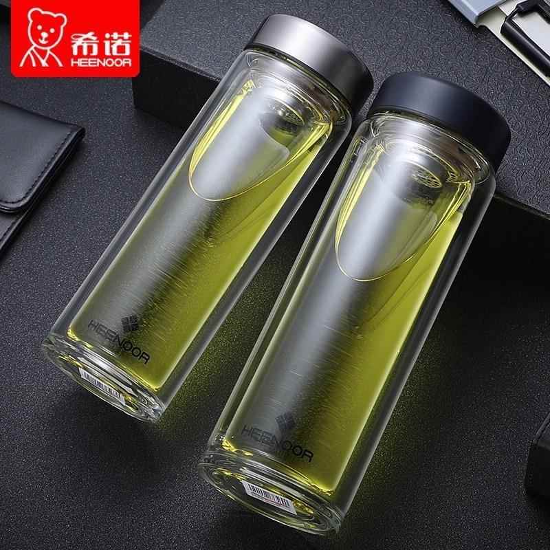 希诺玻璃杯6568 6569 6567 6566时尚男女士双层玻璃杯XN6565 6563