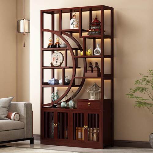 家用博室古阁见详情架新中式茶柜置物架茶叶架摆示件展示柜办公多