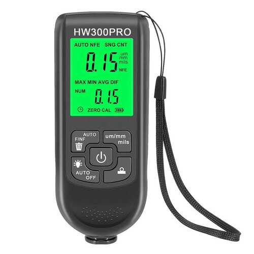新款HW-300PRO高精度涂层测厚仪防滑漆膜仪干膜膜厚仪厚度计 测厚