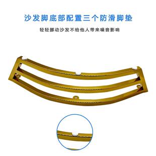 弧形五金沙发脚金色银色柜脚金属铁弧形脚E042E043五金脚