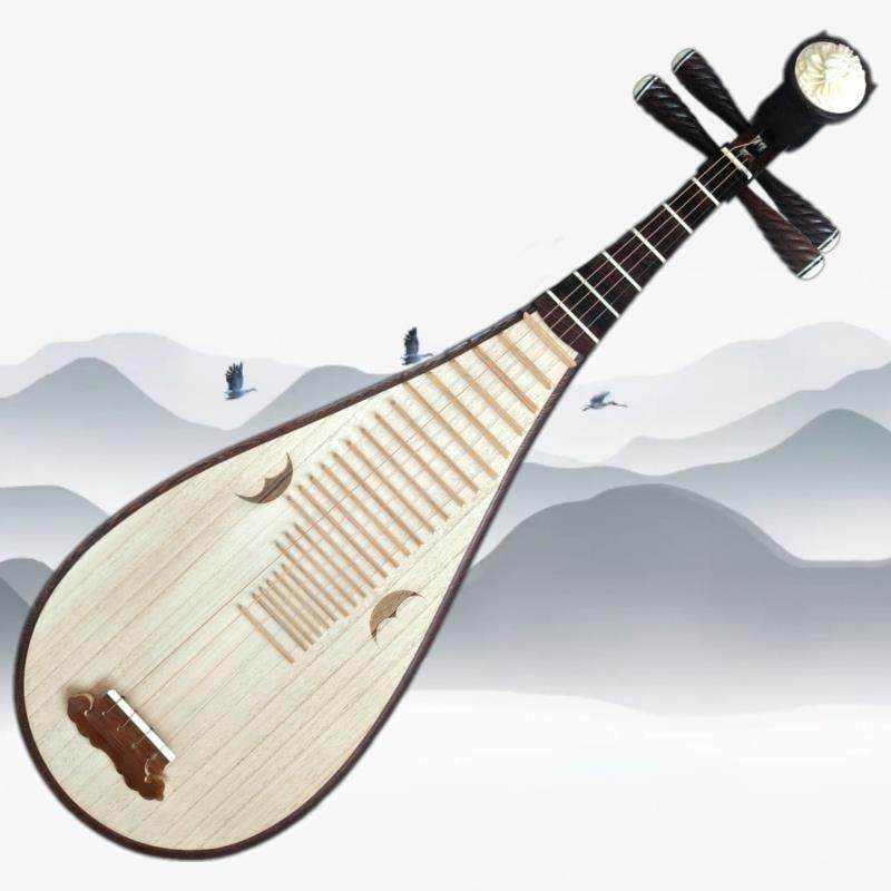 正品琵琶乐翅器鸡原木抛光手工制作成人专业演奏直考级厂包家销正