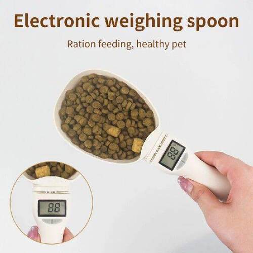 Electronic Measuring Tool Dog and Cat Feeding Bowl