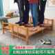 竹床折单叠人租床办公室便携午木床出房硬板成休人加固简易双GDY