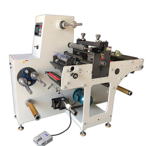 320单座不干胶标签圆刀模切机快递面单滚刀模切分切设备高效