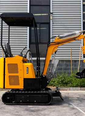 海拓新款5履挖机15工程挖 沟农用挖坑挖机 出口德国带HT15履带小1