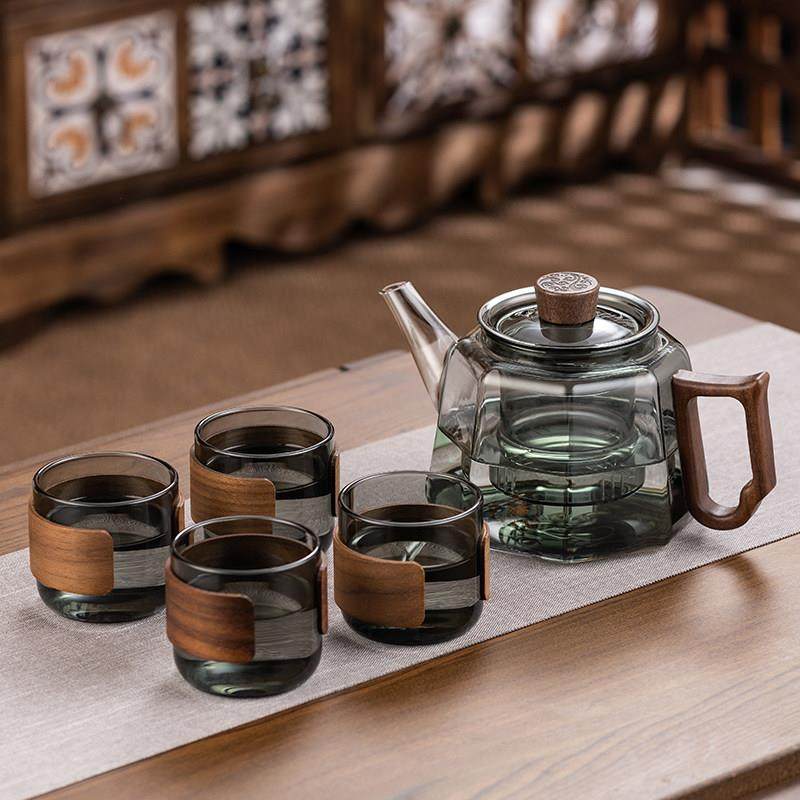 玻璃煮茶壶高鹏硅木把养生泡茶壶新款煮茶器家用电陶炉小型煮茶炉,餐饮具,茶壶,淘宝优惠券,粉丝福利购,淘宝优惠卷