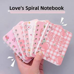 便携式口袋笔记本,迷你笔记本,可爱的卡通笔记笔记本,便携式学生