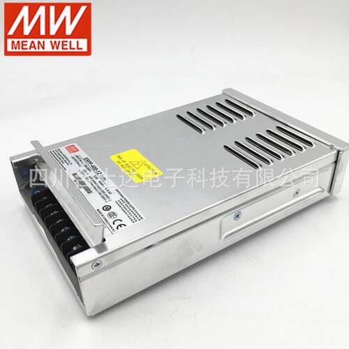 明纬ERPF-400-12V/24V/48V有PFC功能防雨开关电源LED灯带亮化标