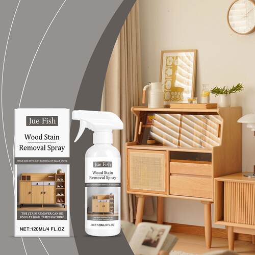 JUE FISH Wood Stain Cleaner, Black Spot Remover for Furnitur