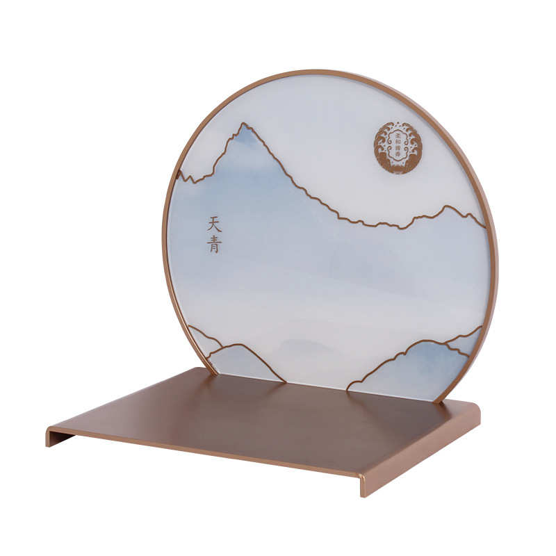 亚克力中国风酒水展示架 白酒陈列商场设计陈列架 酒水饮料柜定制