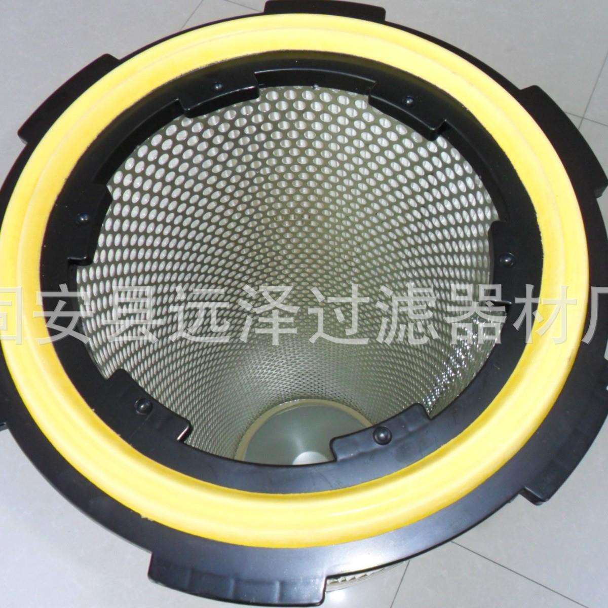 远泽 厂家直销快拆式六耳卡盘塑料端盖粉尘滤芯除尘滤筒