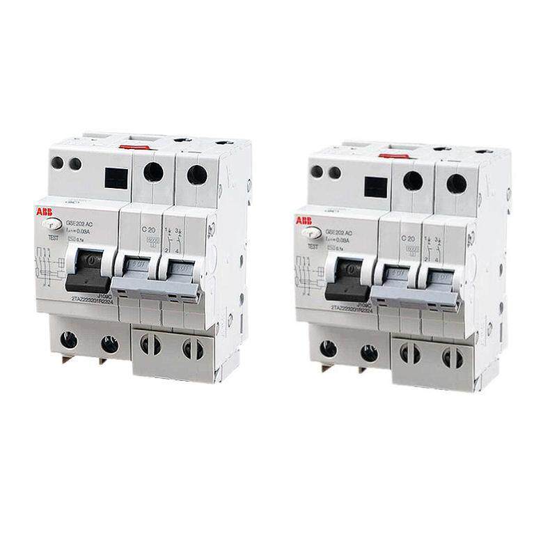 ABB现货漏电断路器GSE201AC-C6/0.03小型保护GSE201LA-C20/防漏电